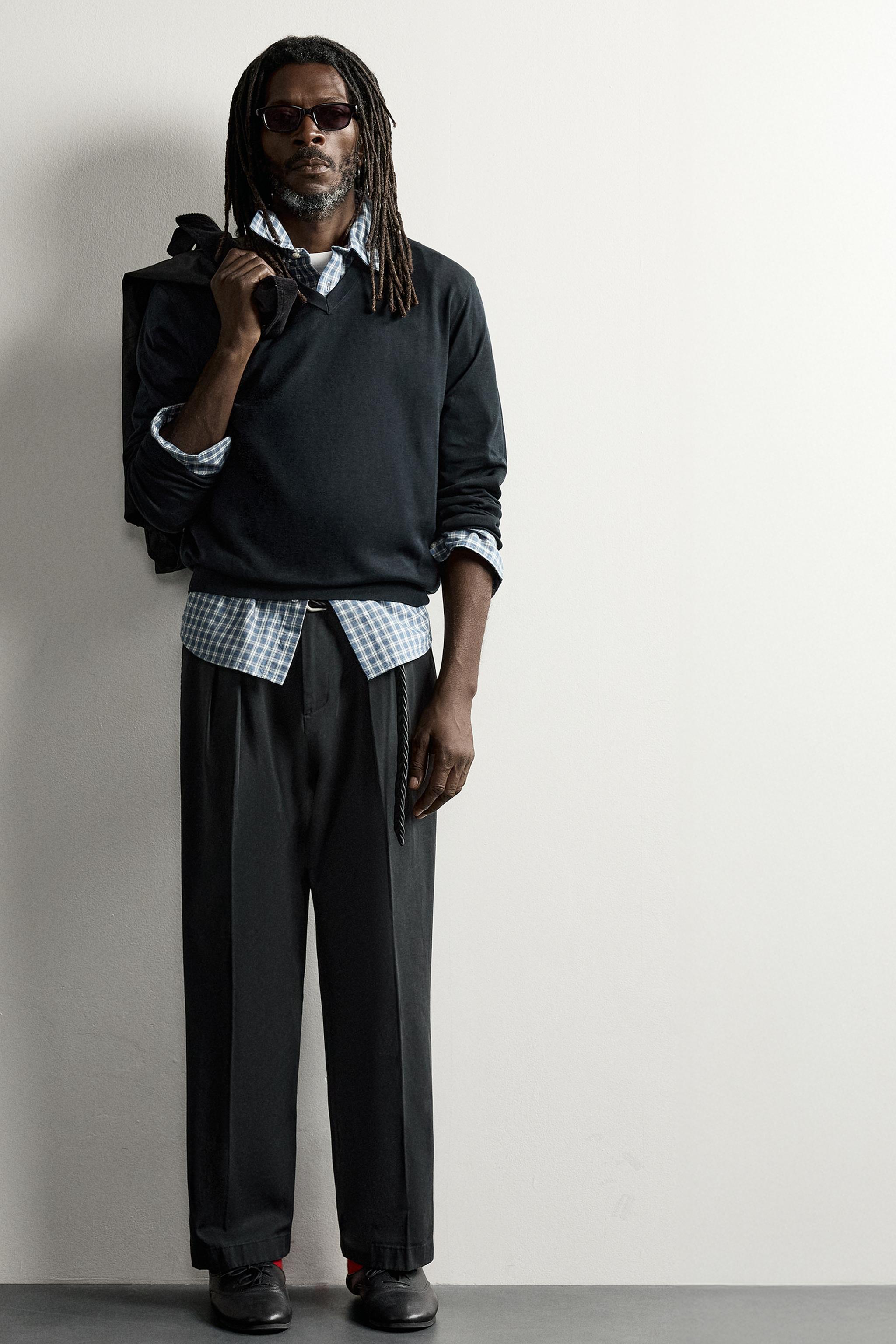AARON LEVINE X ZARA PLEATED CHINOS